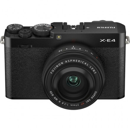 Цифр. фотокамера Fujifilm X-E4 Black Kit XF 27mm f/2.8 R WR Цифр. фотокамера Fujifilm X-E4 Black Kit XF 27mm f/2.8 R WR